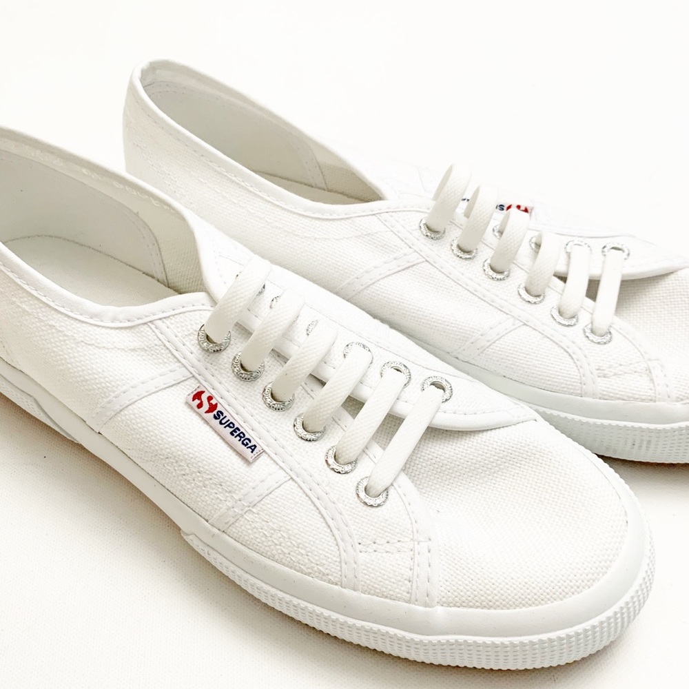 NIB! SUPERGA White Tennis Shoes
